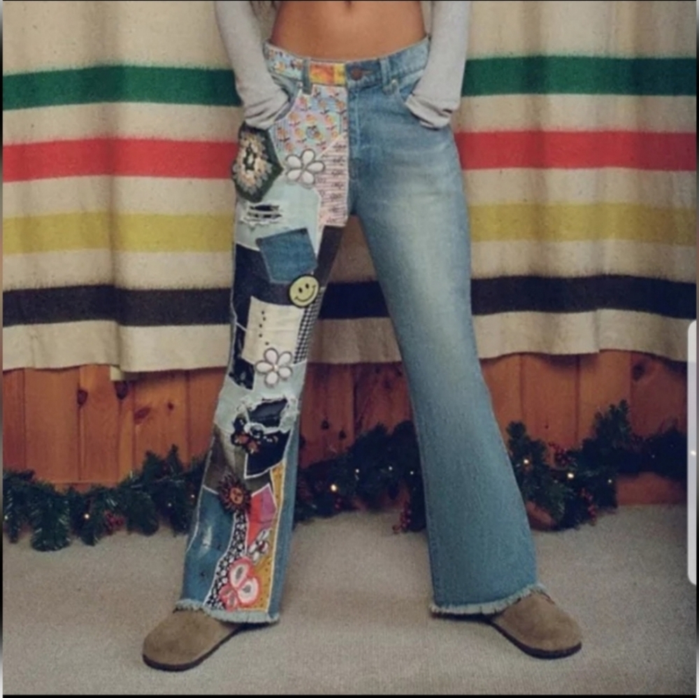Urban outfitters bdg patchwork jeans